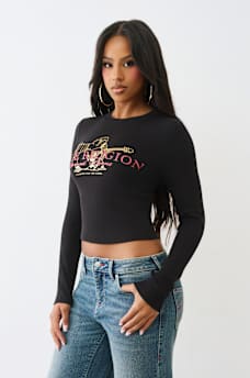 BUDDHA RIBBED LONG SLEEVE  BABY TEE, image 4