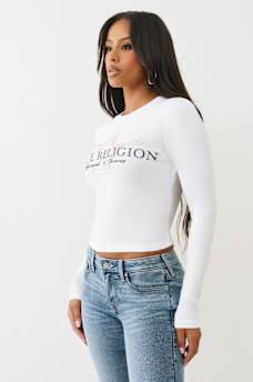 BUDDHA RIBBED LONG SLEEVE  BABY TEE, image 4