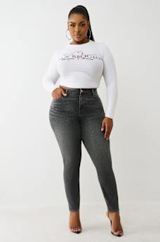 PLUS JENNIE MID RISE CURVY SKINNY JEAN, image 3