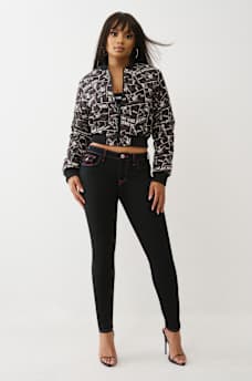 JENNIE CRYSTAL CURVY SKINNY JEAN, image 3