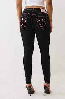 JENNIE CRYSTAL CURVY SKINNY JEAN, image 5