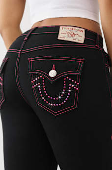 JENNIE CRYSTAL CURVY SKINNY JEAN, image 1