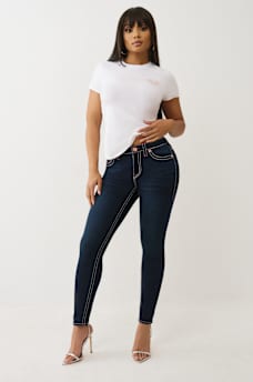 JENNIE MID RISE BIG T CURVY SKINNY JEAN, image 3