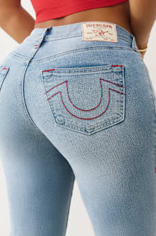 BECCA MID RISE BOOTCUT JEAN, image 1