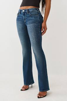 BECCA MID RISE FLAP BOOTCUT JEAN, image 3