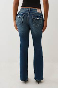 BECCA MID RISE FLAP BOOTCUT JEAN, image 4