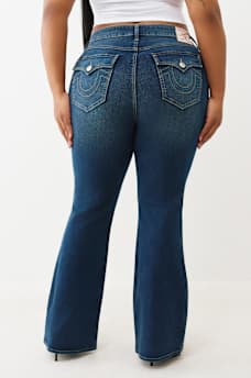 PLUS BECCA MID RISE FLAP BOOTCUT JEAN, image 4
