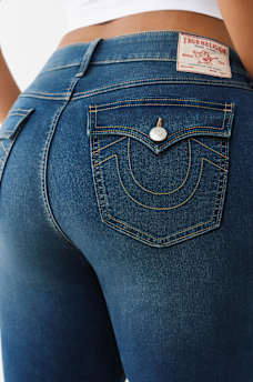 PLUS BECCA MID RISE FLAP BOOTCUT JEAN, image 5