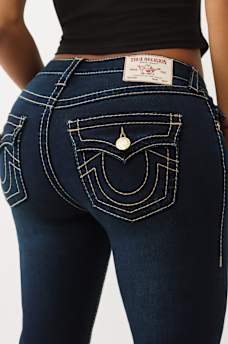 JEANS CORTE DE BOTA BECCA BIG T DE TIRO MEDIO, image 1