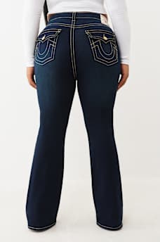 PLUS BECCA MID RISE BIG T BOOTCUT JEAN, image 5