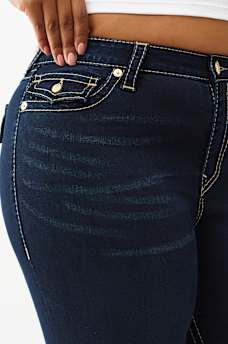 PLUS BECCA MID RISE BIG T BOOTCUT JEAN, image 6