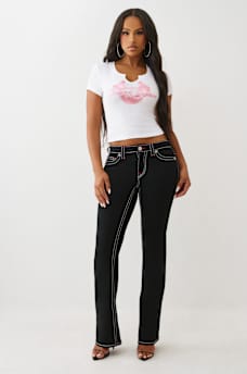 BECCA MID RISE BIG T&nbsp;BOOTCUT JEAN, image 2