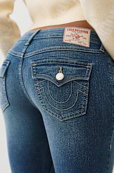 JOEY MID RISE FLAP FLARE JEAN, image 6