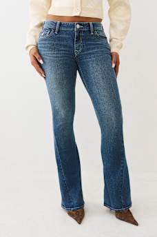 JOEY MID RISE FLAP FLARE JEAN, image 1
