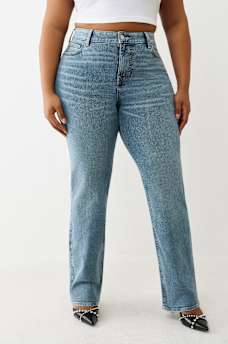PLUS BILLIE MID RISE STRAIGHT JEAN, image 1
