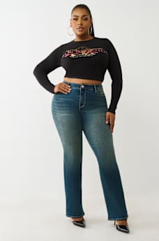 PLUS BILLIE MID RISE STRAIGHT JEAN, image 3