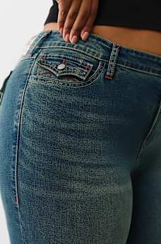 PLUS BILLIE MID RISE STRAIGHT JEAN, image 6