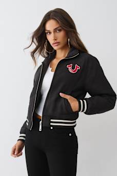 HORSESHOE QUILTED BOMBER JACKET, image 4
