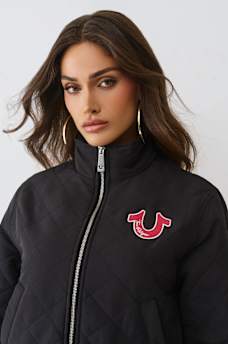 HORSESHOE QUILTED BOMBER JACKET, image 5