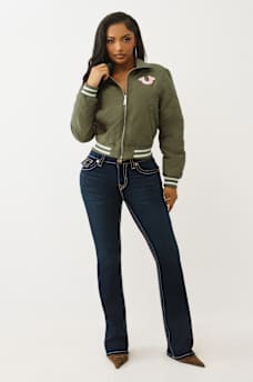 HORSESHOE QUILTED BOMBER JACKET, image 2