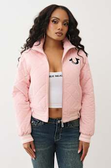 HORSESHOE QUILTED BOMBER JACKET, image 3