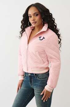 HORSESHOE QUILTED BOMBER JACKET, image 4