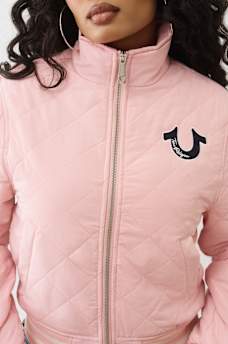 HORSESHOE QUILTED BOMBER JACKET, image 5