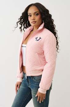 HORSESHOE QUILTED BOMBER JACKET, image 6