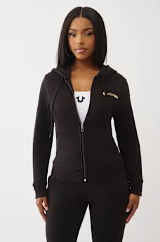 WINGED LOGO ZIP HOODIE, image 2