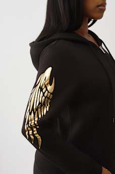 WINGED LOGO ZIP HOODIE, image 5