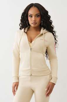 WINGED LOGO ZIP HOODIE, image 2