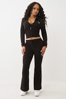 TIGER LOGO SHRUNKEN ZIP HOODIE, image 3