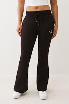 TWISTED SEAM FLARE SWEAPANT, image 1