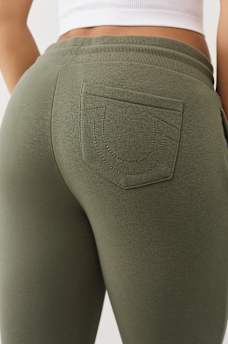 PANTALONES DEPORTIVOS ACAMPANADOS CON COSTURA TORCIDA, image 6