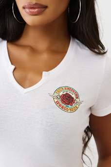 ROSE NOTCH BABY TEE, image 6