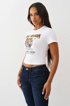 TIGER GRAPHIC BABY TEE, image 4