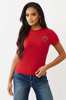 CRYSTAL BUDDHA FACE TEE