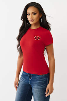 CRYSTAL BUDDHA FACE TEE