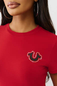 CRYSTAL BUDDHA FACE TEE