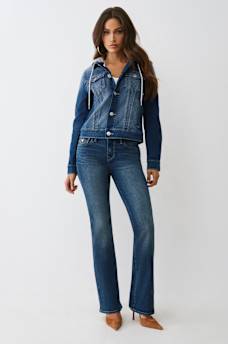 CHAQUETA DE MEZCLILLA CON CAPUCHA, image 2