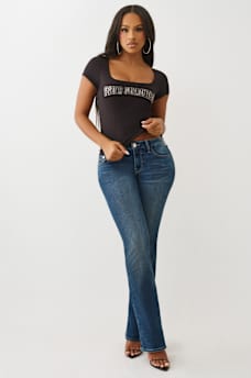 CAMO LOGO SQUARE NECK TOP, image 3