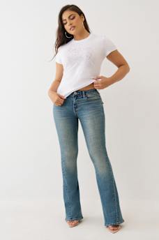 JOEY MID RISE FLARE JEAN, image 2