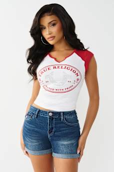 HORSESHOE ROSE BABY TEE, image 2