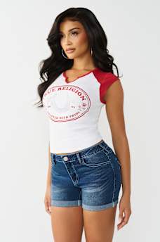 HORSESHOE ROSE BABY TEE, image 4