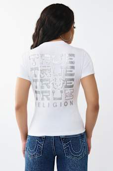 CAMISETA CL&Aacute;SICA CON BRILLOS, image 6