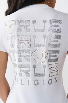 CAMISETA CL&Aacute;SICA CON BRILLOS, image 1
