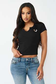 TIGER LOGO RELAXED SHRUNKEN TEE, image 2