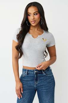 TIGER LOGO RELAXED SHRUNKEN TEE, image 2