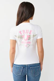 CAMISETA CON HERRADURA Y ALAS, image 5