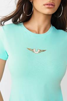 CAMISETA CON HERRADURA Y ALAS, image 5